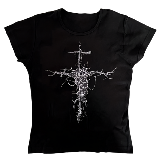 Cyber Cross Design Tee