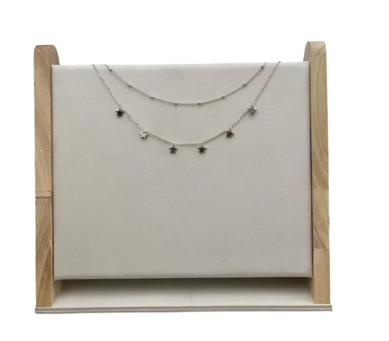 Small Double Layer Necklace with Starz