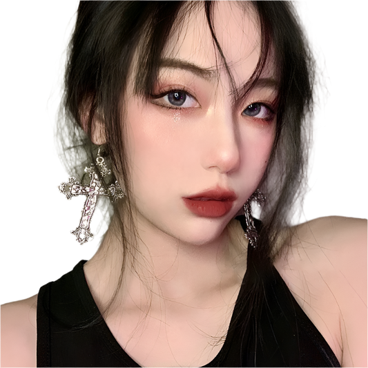 Large Cross Earringz