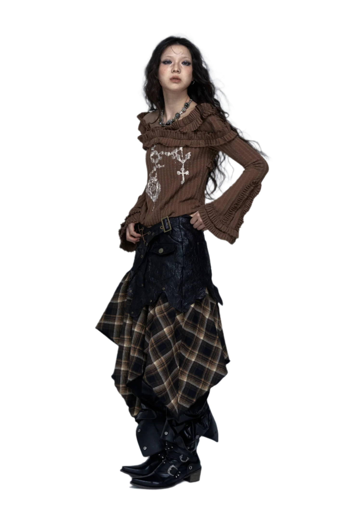 Off Shoulder Knitted Top