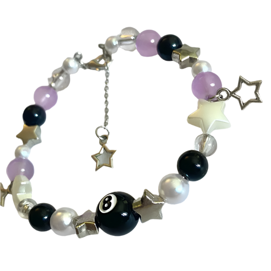 Handmade 8Ball Charm Braceletz