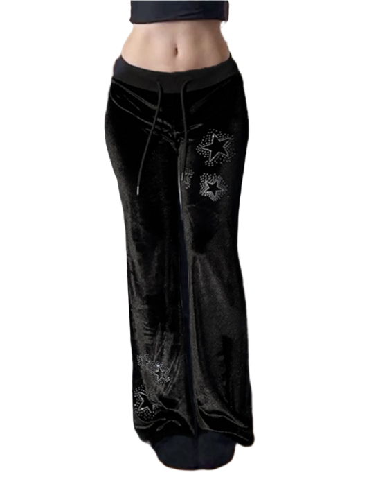 Low Wasited Velvet Pantz