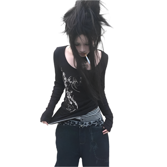 Cyber Button Up T-shirt