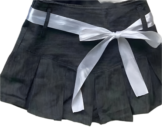 Pleated Mini Skirt with Top