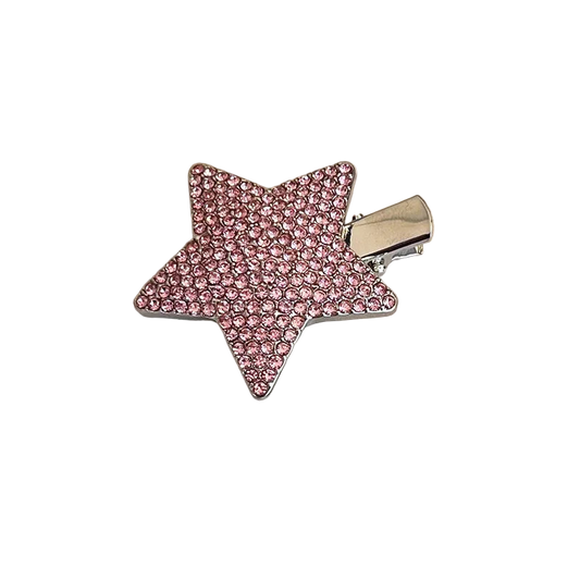 Multi Pink Gem Hair Clipz