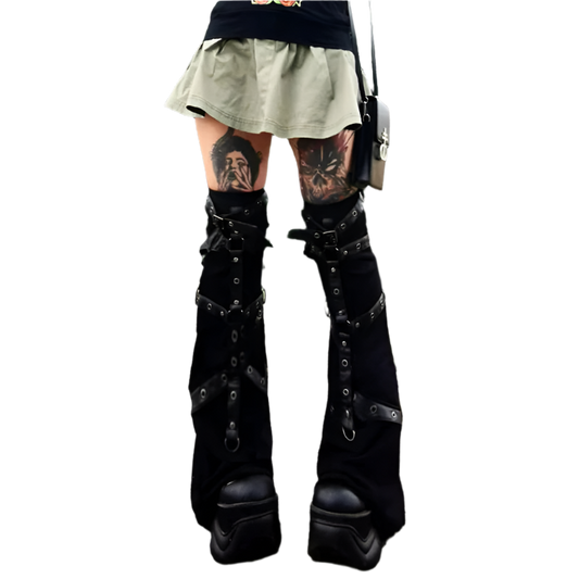 Long Strapped Leg Warmerz