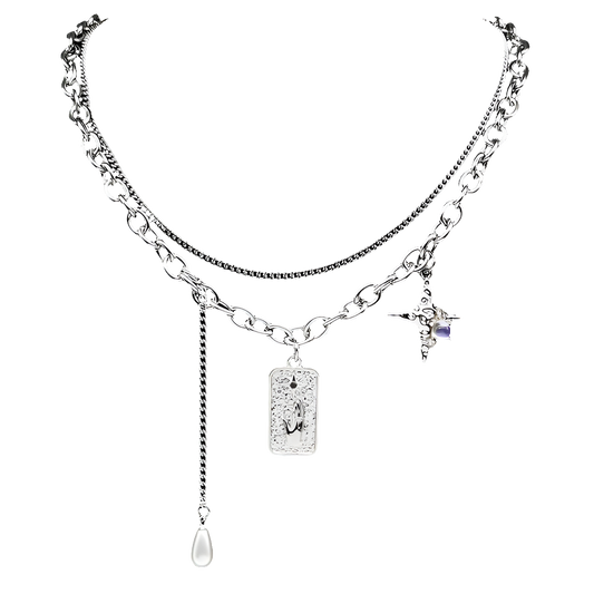 Choker with Star Pendantz