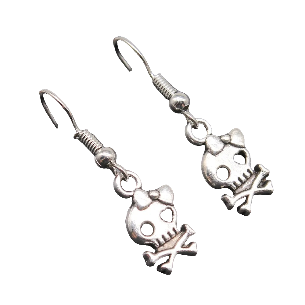 Skullz with Bowz Earringz