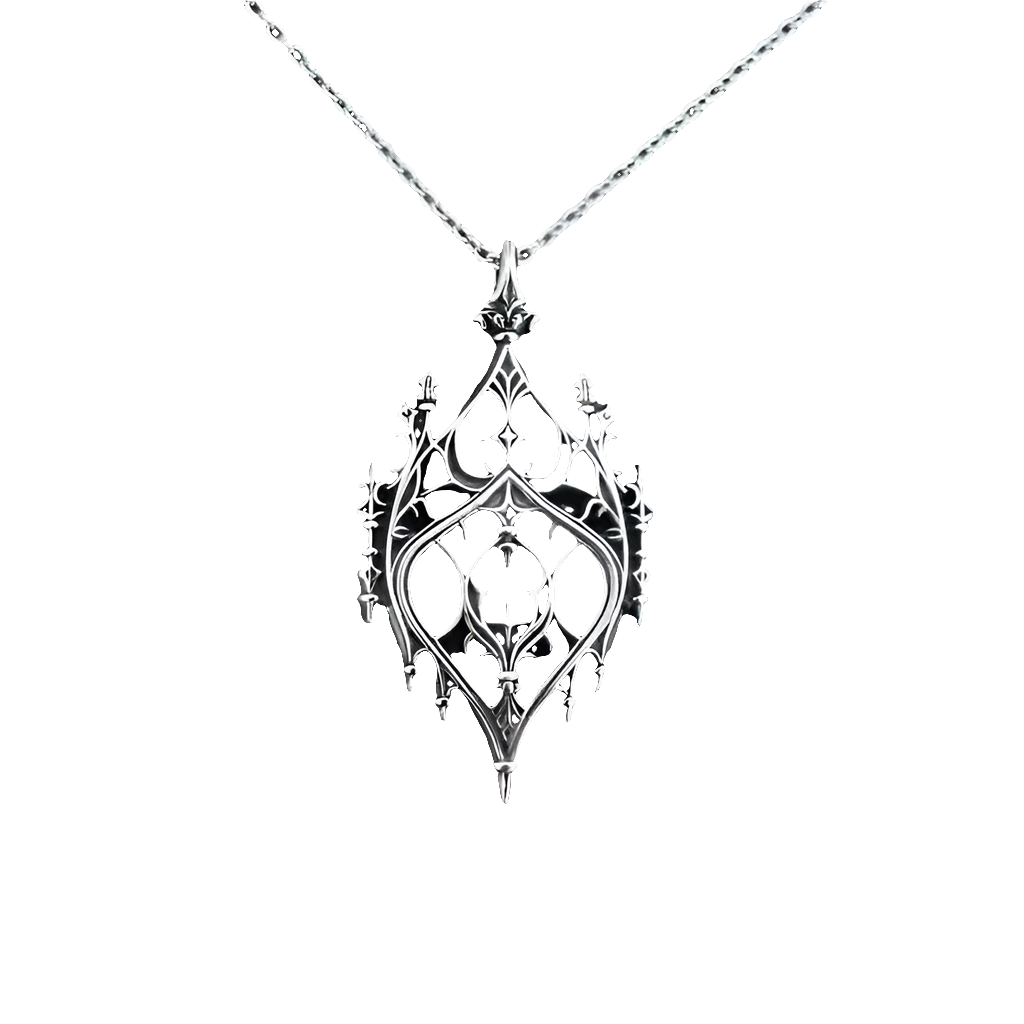Castle Pendant Necklace