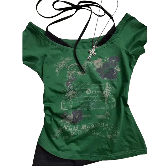 2 Piece Y2K Style Top