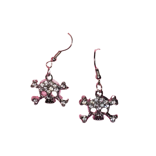 Crystal Skull Earringz