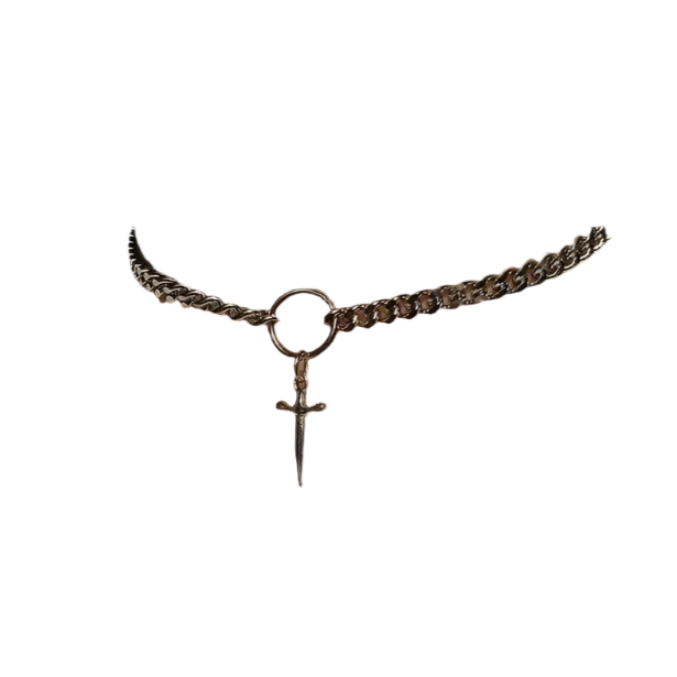 Choker with Dagger Pendant