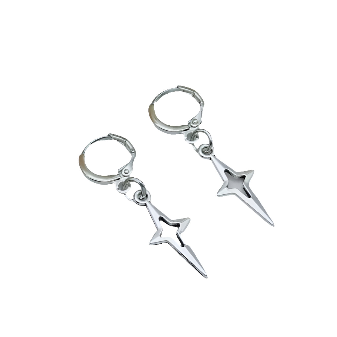 Barbed Wire Drop Earringz