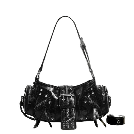 Faux Leather Shoulder Purse