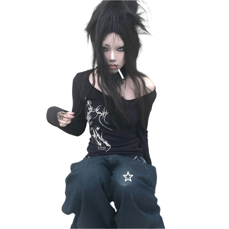 Cyber Button Up T-shirt