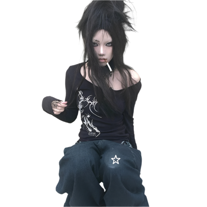 Cyber Button Up T-shirt