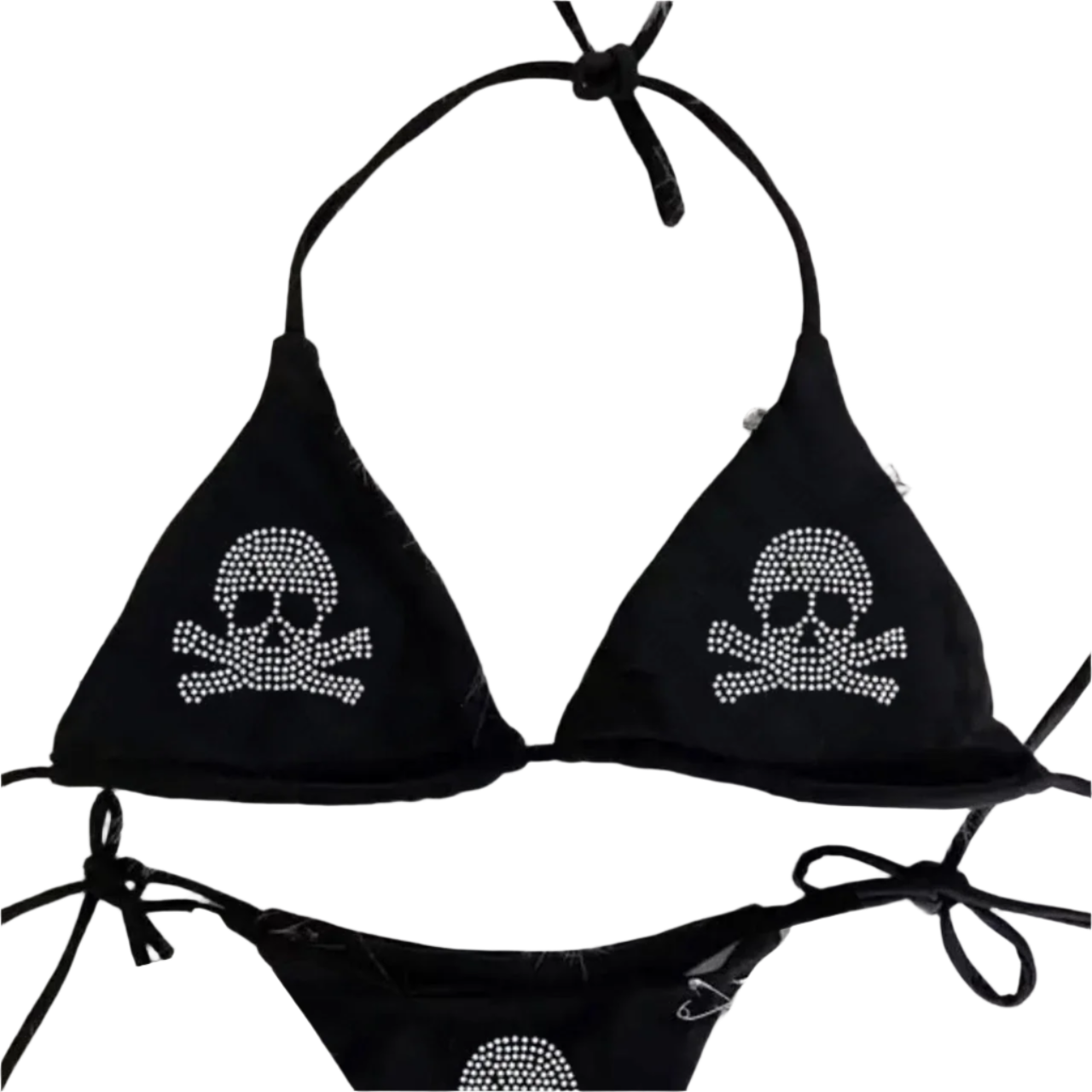 Rhinestone Skullz Bikini set