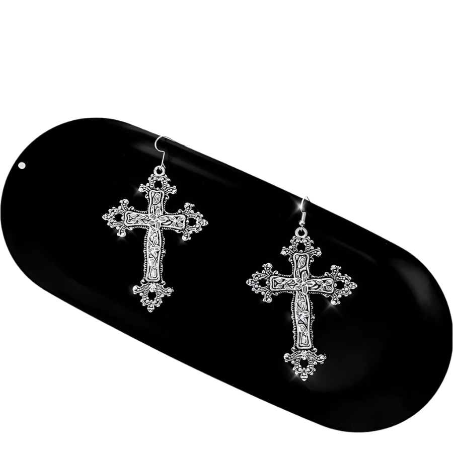 Large Cross Earringz