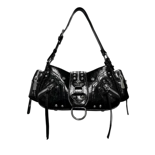 Faux Leather Shoulder Purse