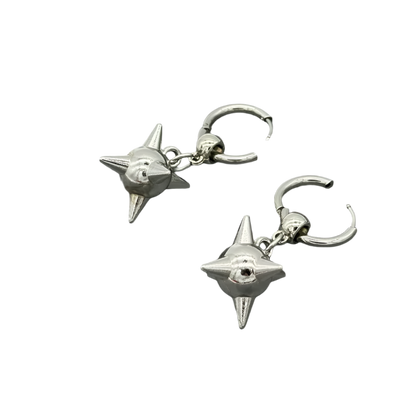 Spiked Ball Drop Earringz