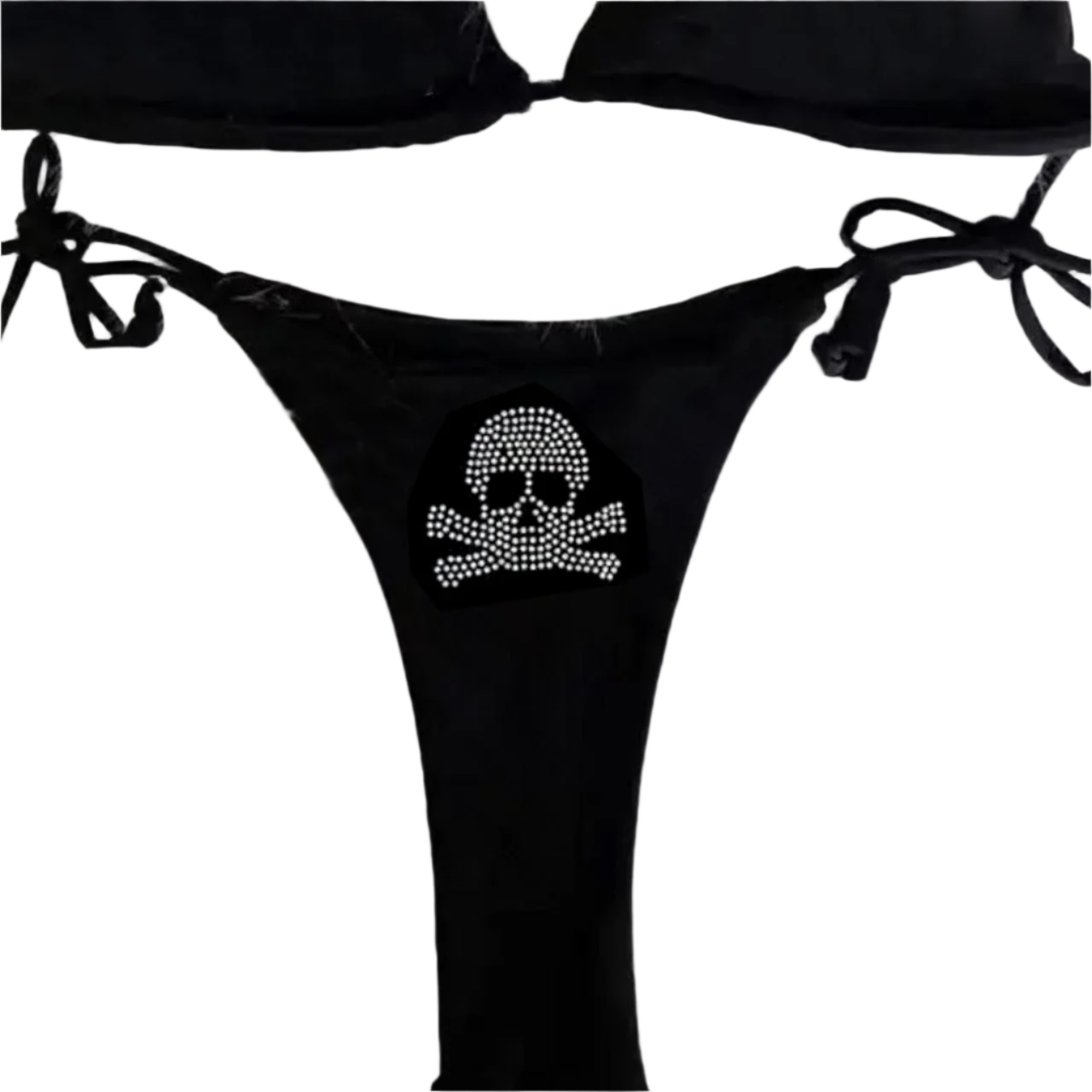 Rhinestone Skullz Bikini set