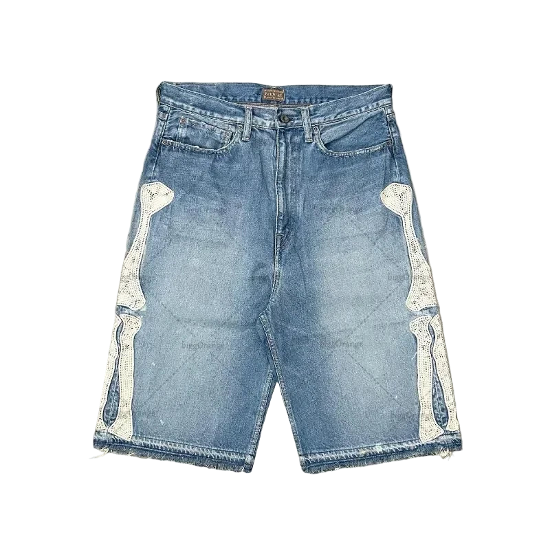 Skeleton Denim Shortz