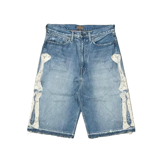 Skeleton Denim Shortz