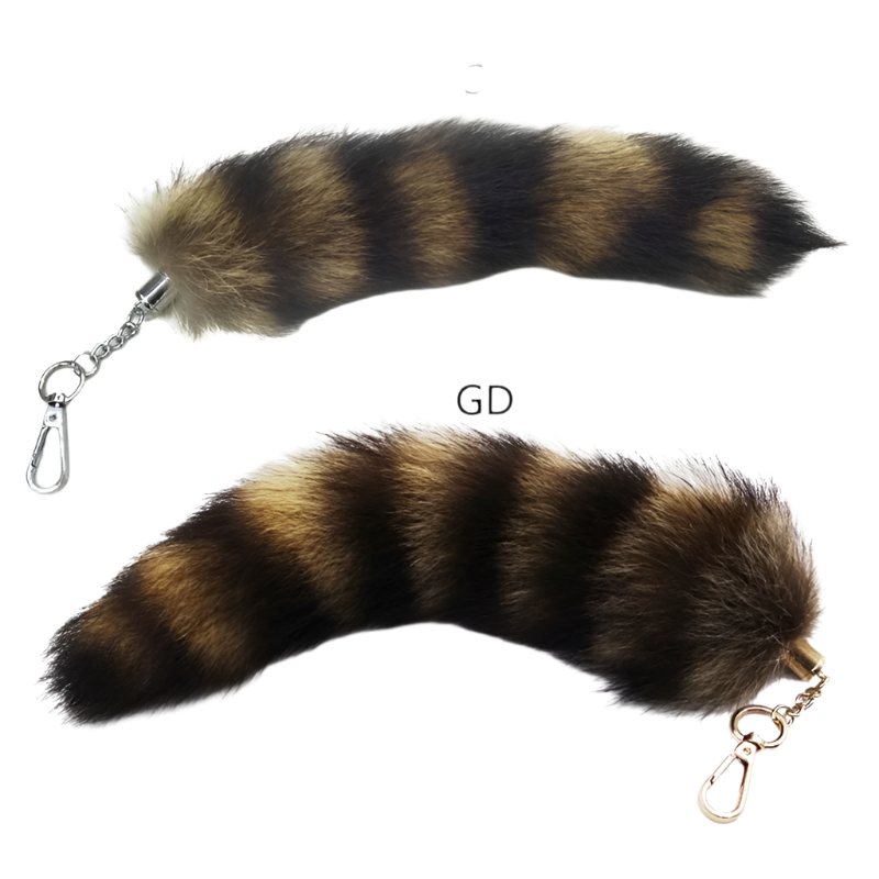 Faux Raccoon Tail