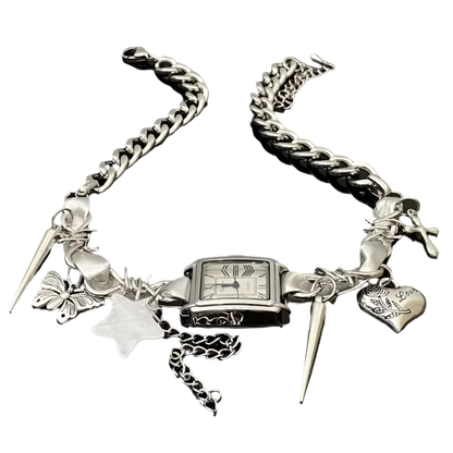 Watch Choker with Pendantz