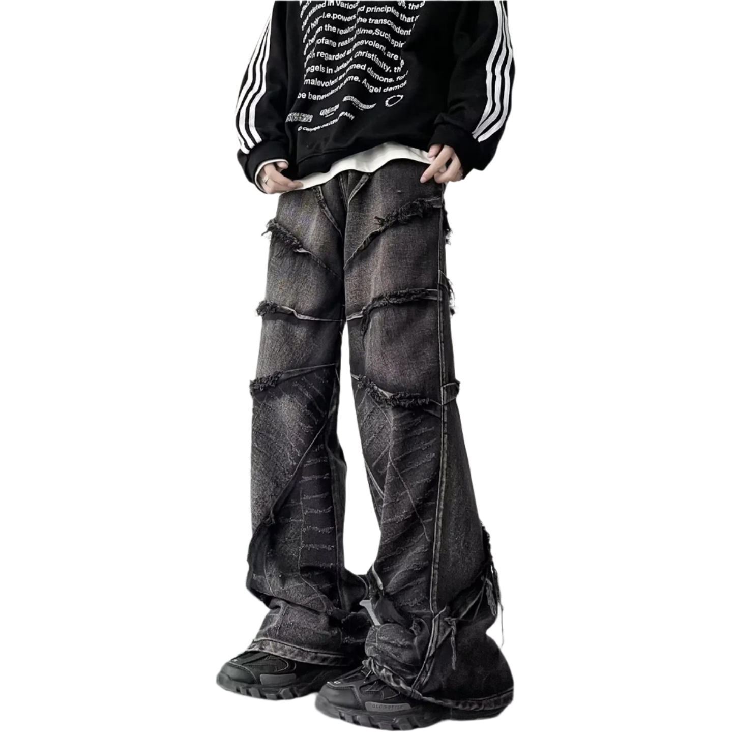 Embroided Baggy Jeanz