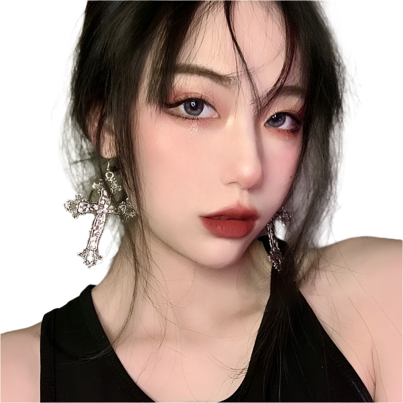 Large Cross Earringz