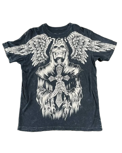 Affliction Style Long Sleeve with Y2k Design