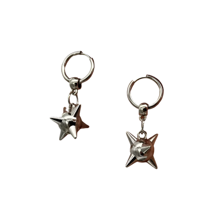 Spiked Ball Drop Earringz