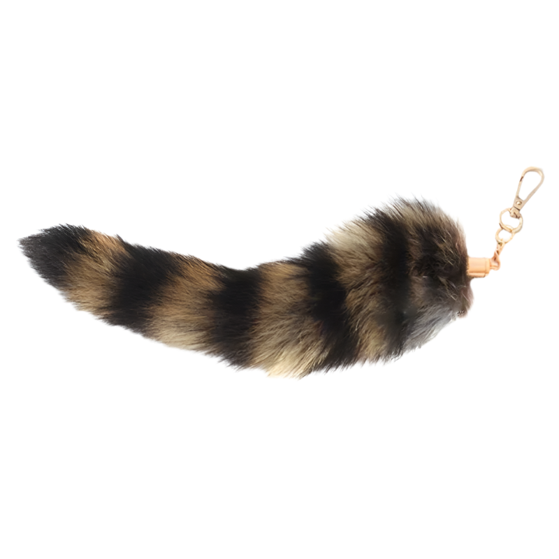 Faux Raccoon Tail