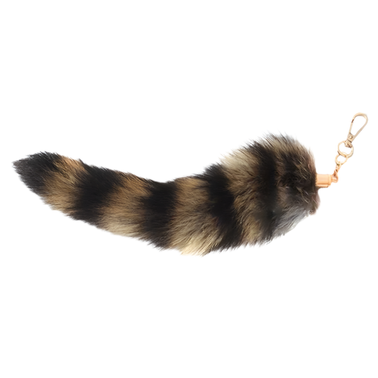 Faux Raccoon Tail