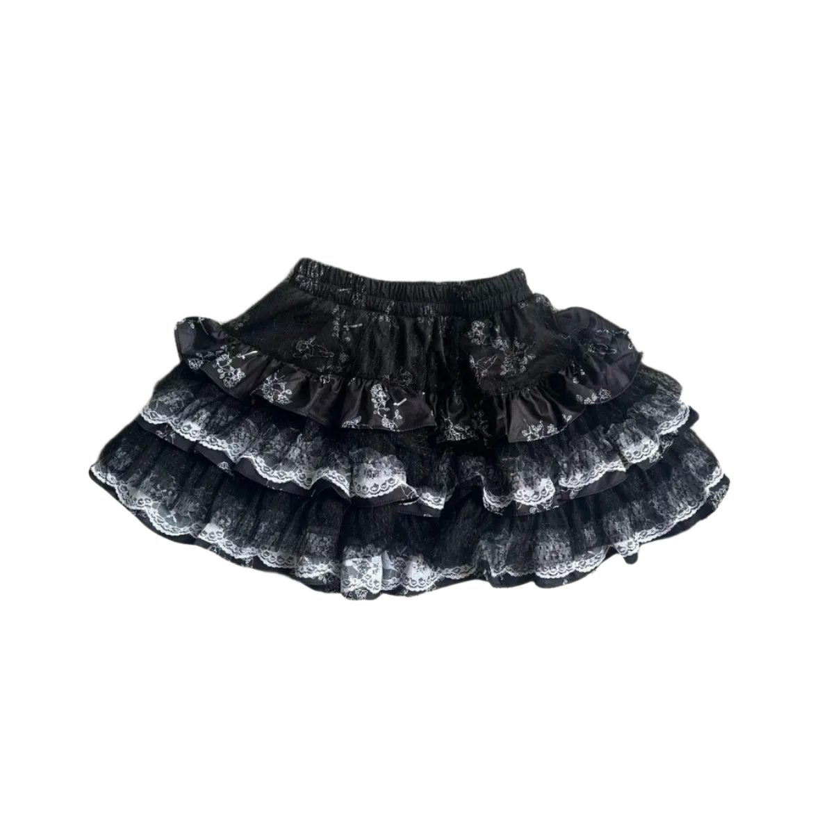 Lace Rufflez Skirt