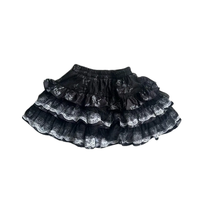 Lace Rufflez Skirt