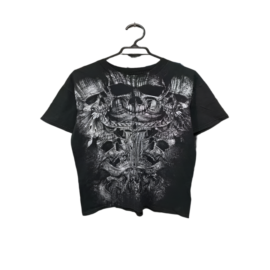 Affliction Style Long Sleeve with Y2k Design