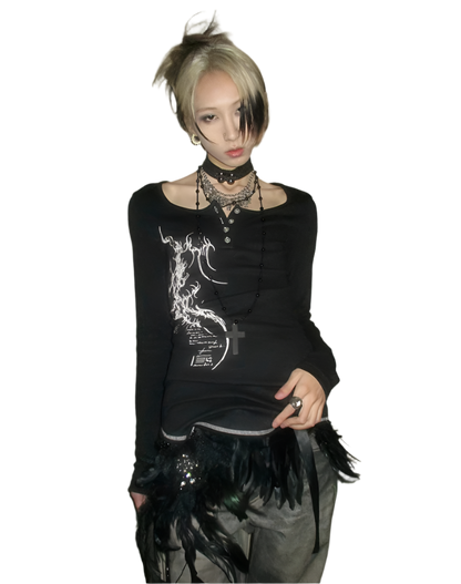 Cyber Button Up T-shirt