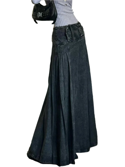 Maxi Denim Skirt