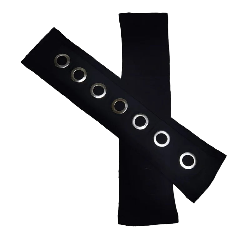 Black Arm Wamers with Metal Eyeletz