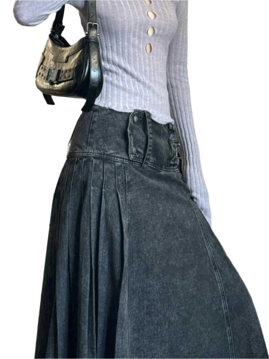 Maxi Denim Skirt