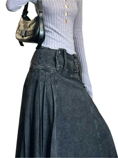 Maxi Denim Skirt
