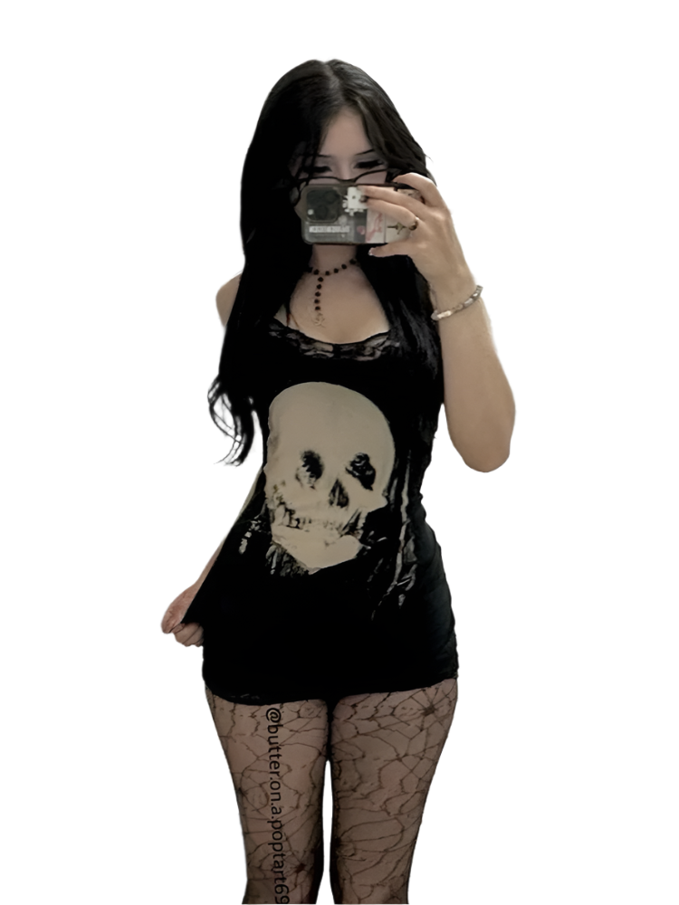 Skull Mini Dress