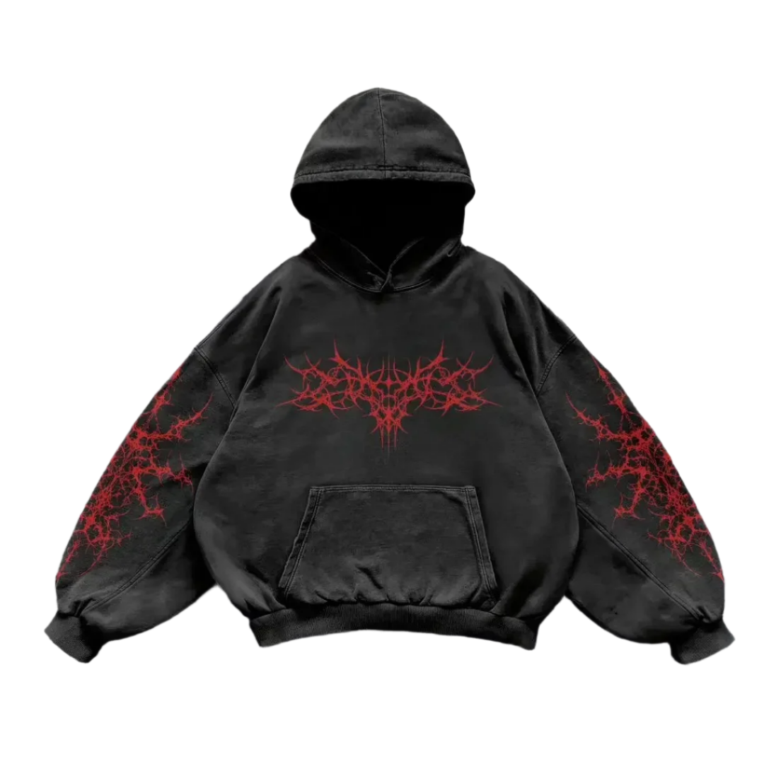 Afflicton Style Zip Up Hoodiez