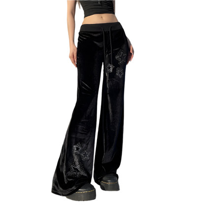 Low Wasited Velvet Pantz