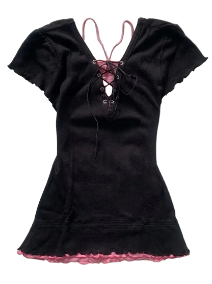 Retro Y2K Graphic Top