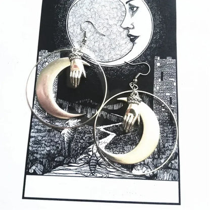 Drop Earringz with Bow Pendant and Heart