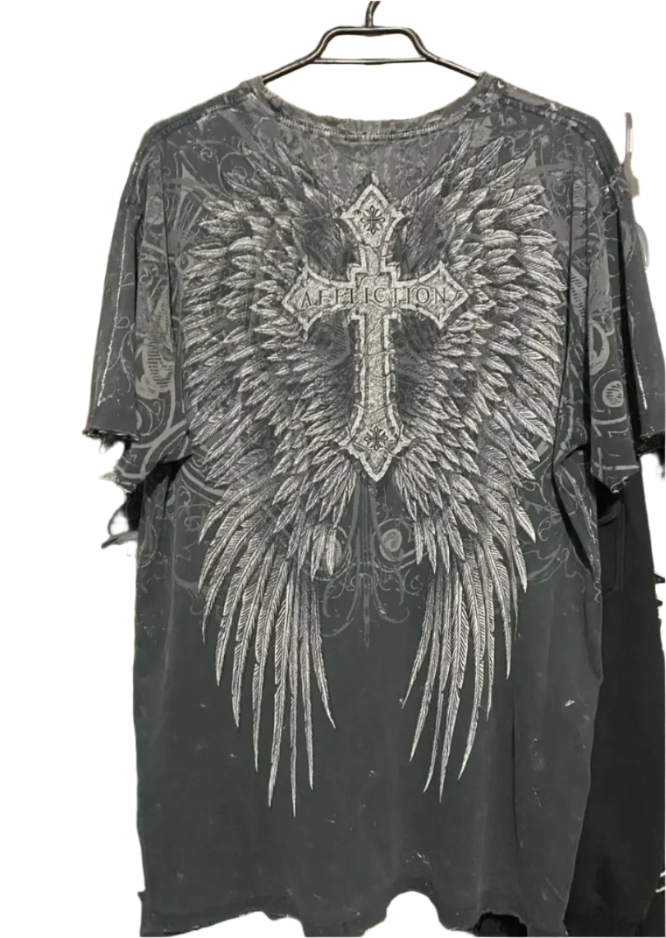 Affliction Style Long Sleeve with Y2k Design