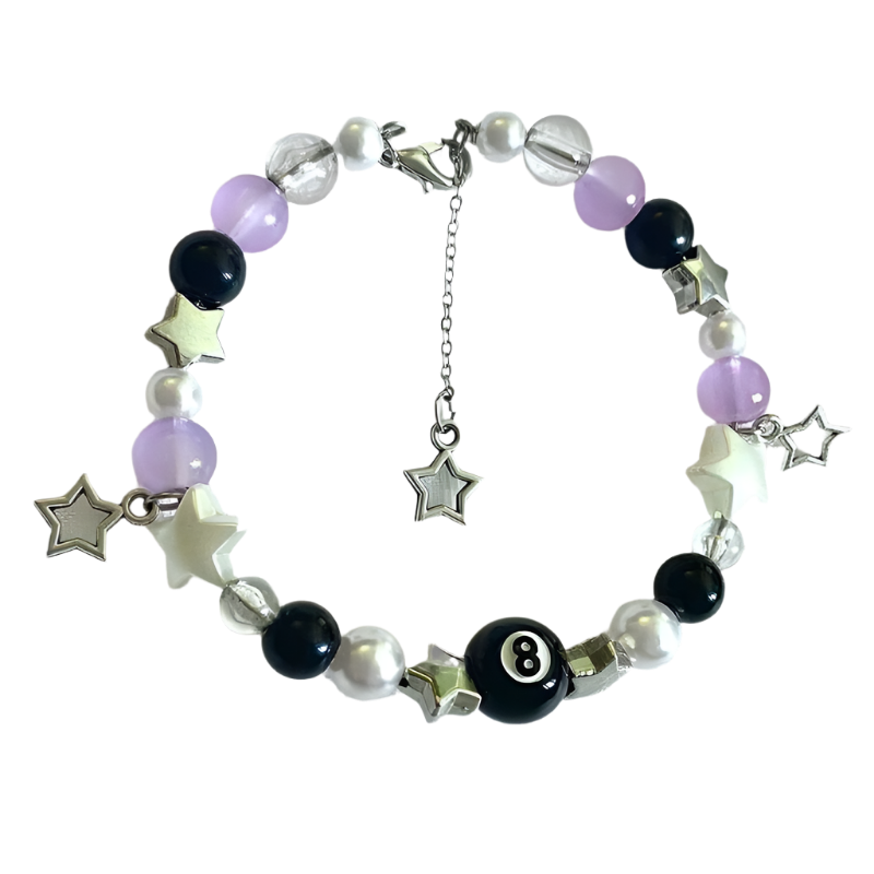 Handmade 8Ball Charm Braceletz